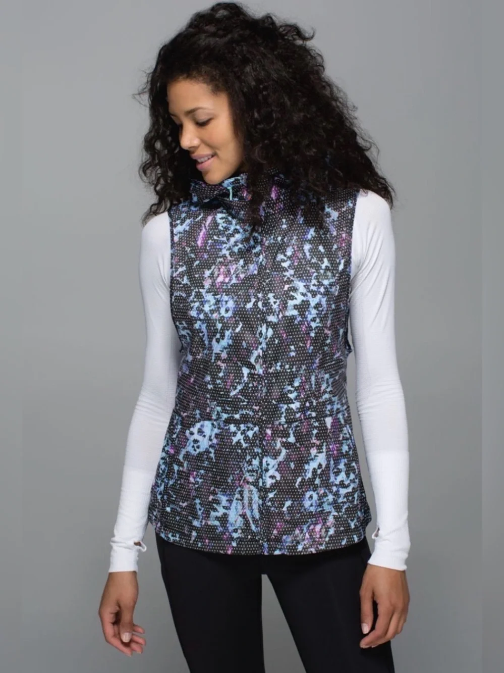 Lululemon Pack It Vest Floral Sport Tranquil Women’s 6